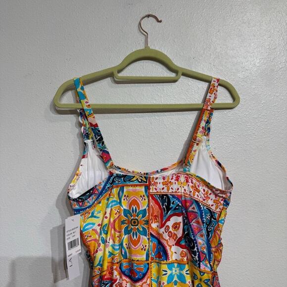 La Blanca Plus Soliel Lingerie One-Piece Swimsuit Sz 22W NWT - Picture 9 of 13
